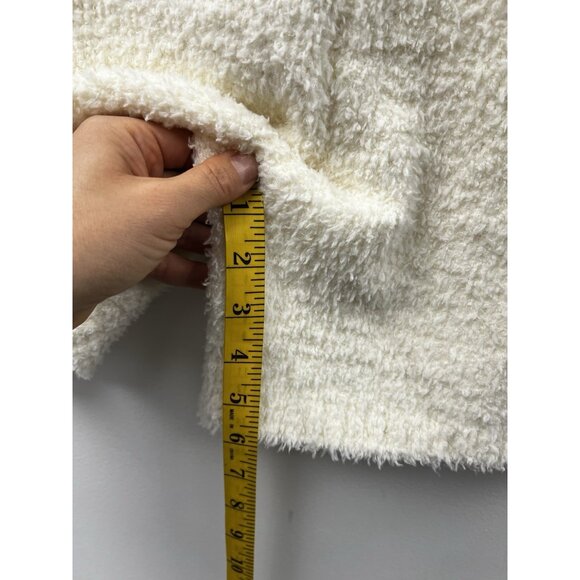 Skims Cozy Knit Shorts Womens Sherpa Pull On Casual Ivory White 2X/3X NWT - Picture 7 of 12